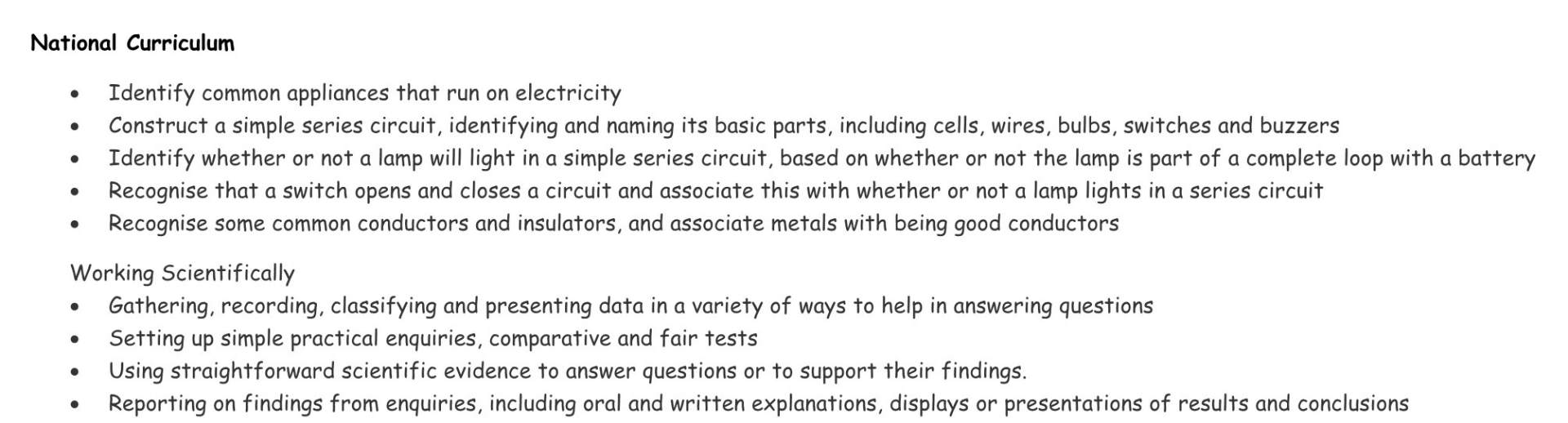 Science Y3-4 Cycle A NC